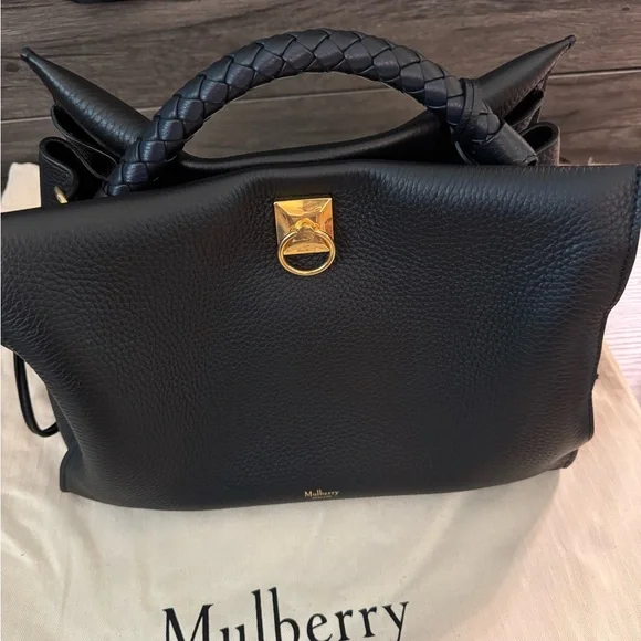 Mulberry - Large Iris - Black with gold hardware - Picture 8 of 16